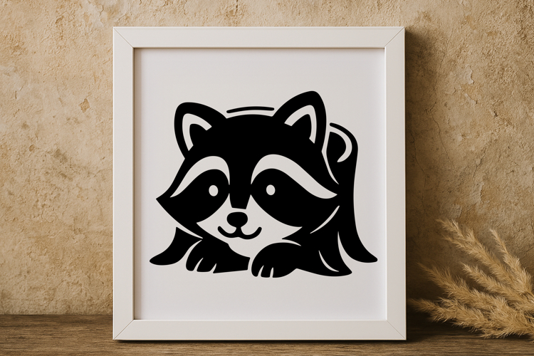 Raccoon Silhouette Image 21