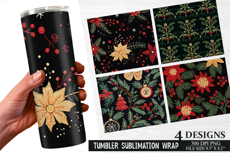 Christmas Tumbler Wrap Image 2