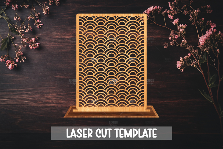 Wave Pattern Jewellery Holder Laser Cut Home Decor