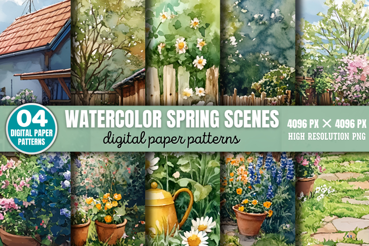 Spring Watercolor Clipart Image 22