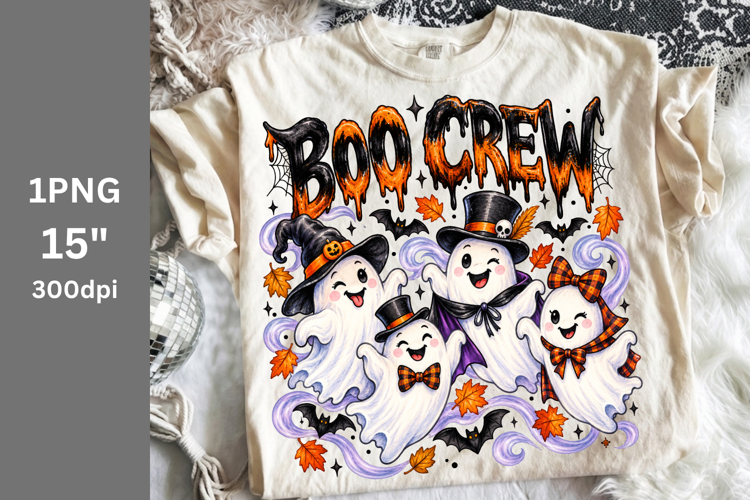 Halloween PNG, Boo Crew PNG, Fall PNG