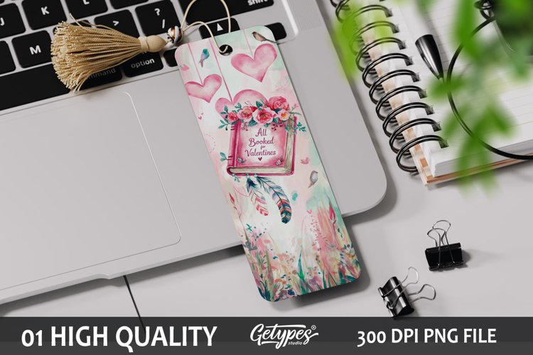 Printable Valentine Bookmark Image 23