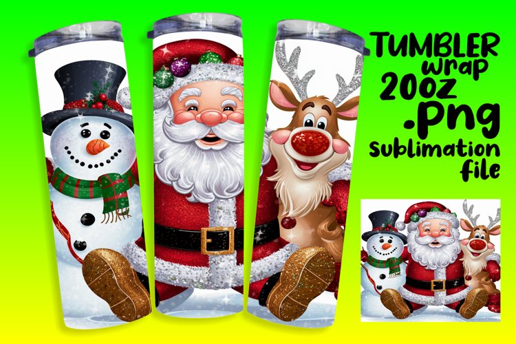 Christmas Tumbler Wrap Image 14