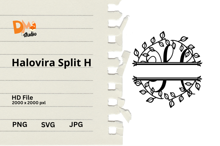 Halovira Split Monogram