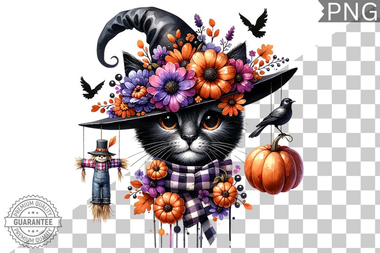 Halloween Cat Clipart Image 5