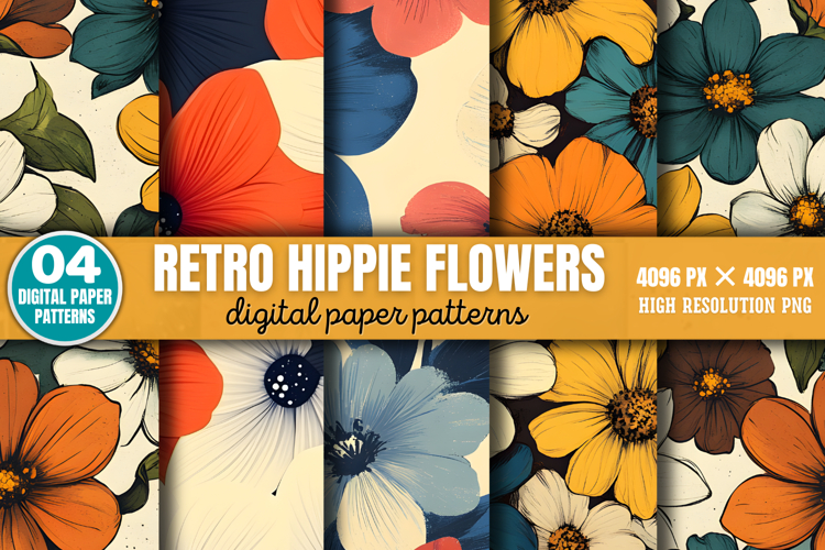 70s Hippie Background Image 21