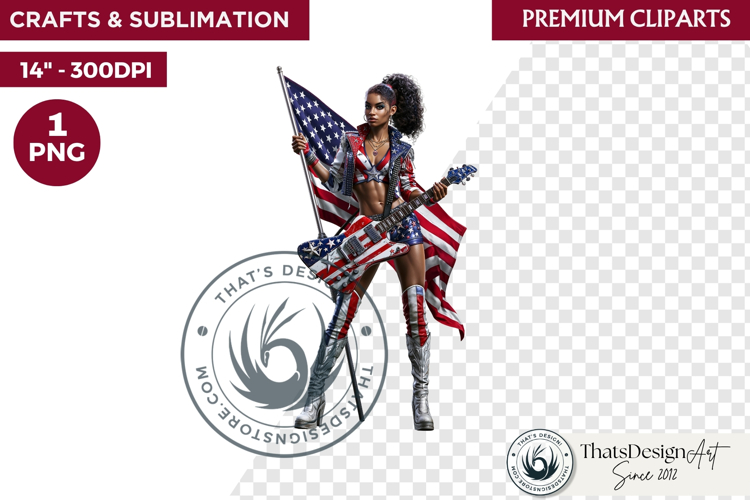 4th of July Character PNG, Patriotic Americana Portraits