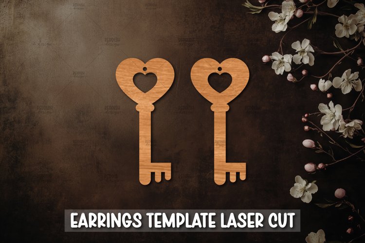 Heart Earrings Svg Image 18