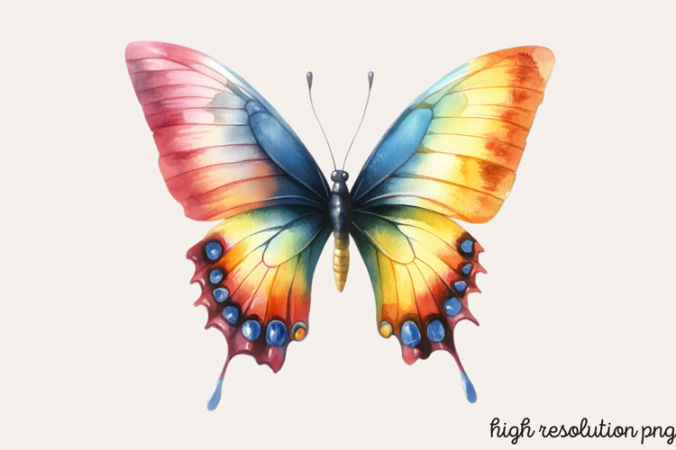 Butterfly Flowers Clipart PNG