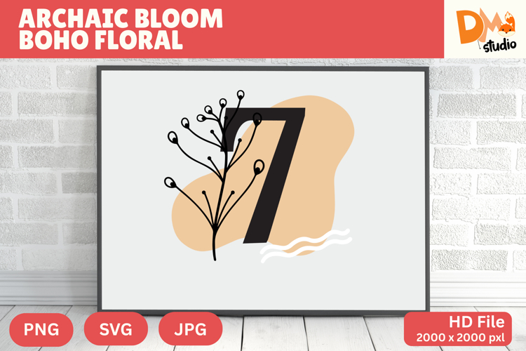 Floral Letter Svg Image 4