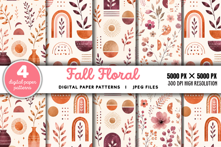 Floral Seamless Pattern Image 22
