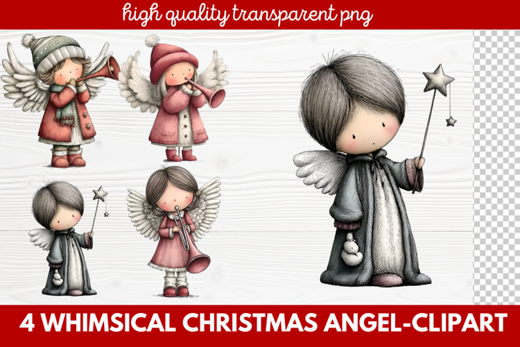Christmas Angel Clipart Image 23