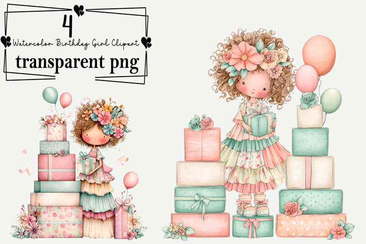 Birthday Girl Clipart