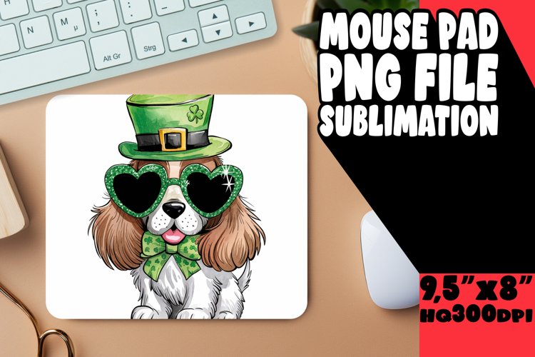 COZY MOUSE PAD FUN ART, St Patrick