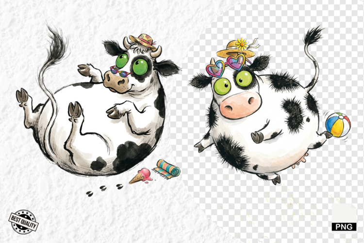 Cute Cow Clipart Image 14