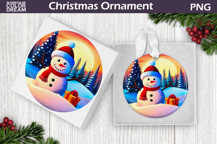 Cute Snowman Clipart Image 8