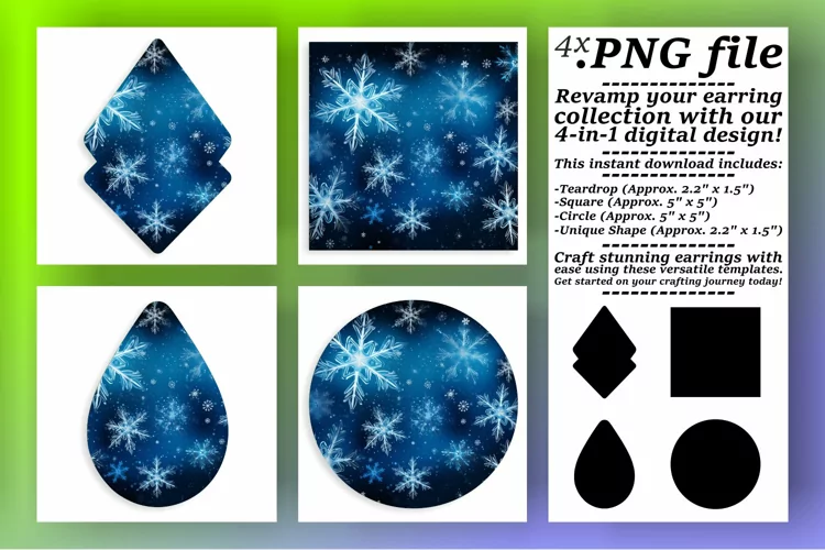 Sparkly Snowflake Elegance: Sublimation Showpiece
