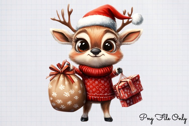 Reindeer Clipart Image 15