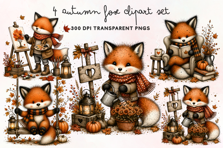 Woodland Animal Clipart Image 23
