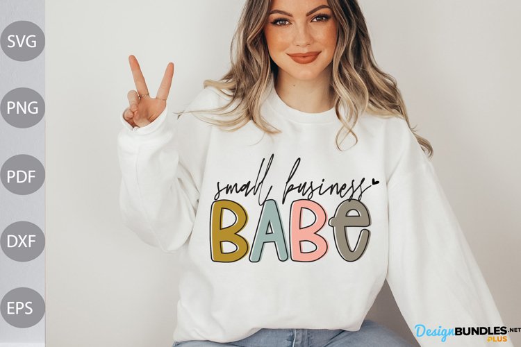 Small business Babe SVG Design / Small Business Owner SVG