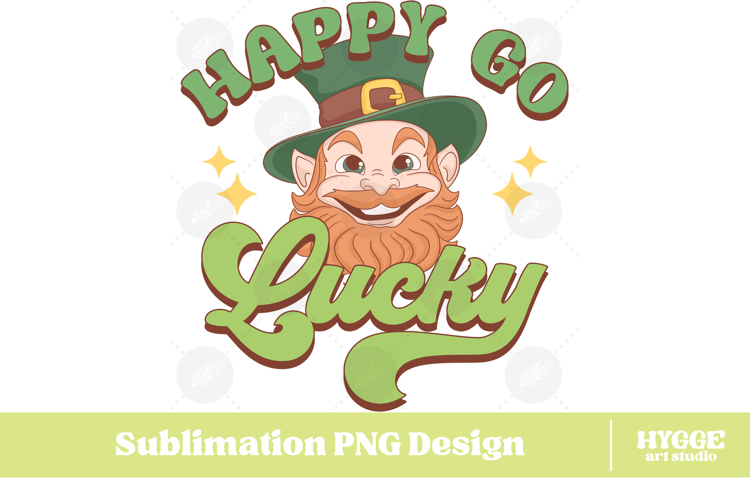 Happy St Patricks Day PNG DTF Irish Lucky Leprechaun Beer