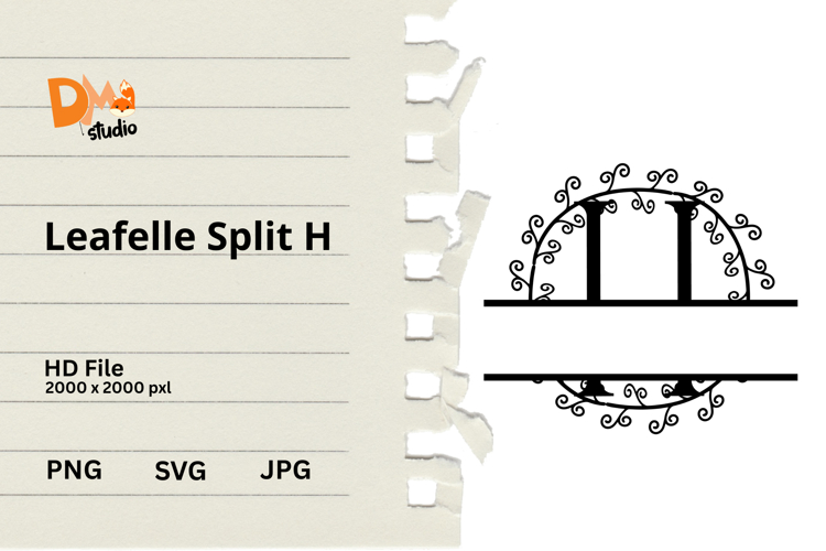 Floral Monogram Letter Svg Image 5