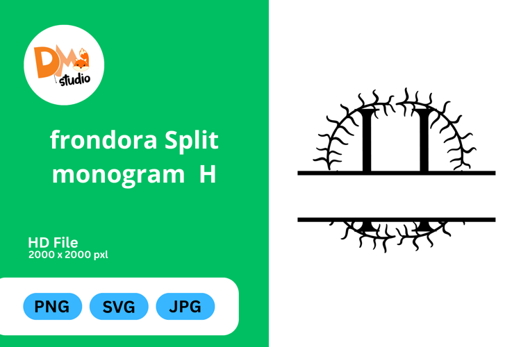 Frondora Split Monogram