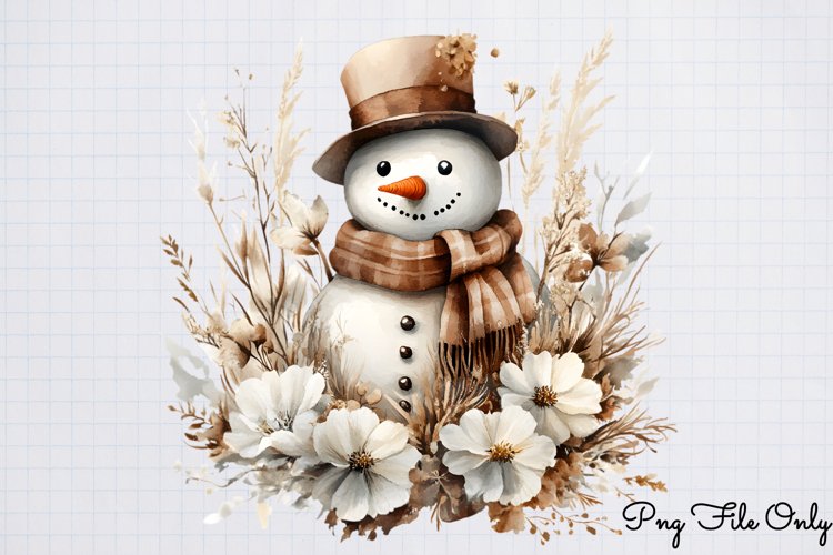 Snowman Clipart Image 11