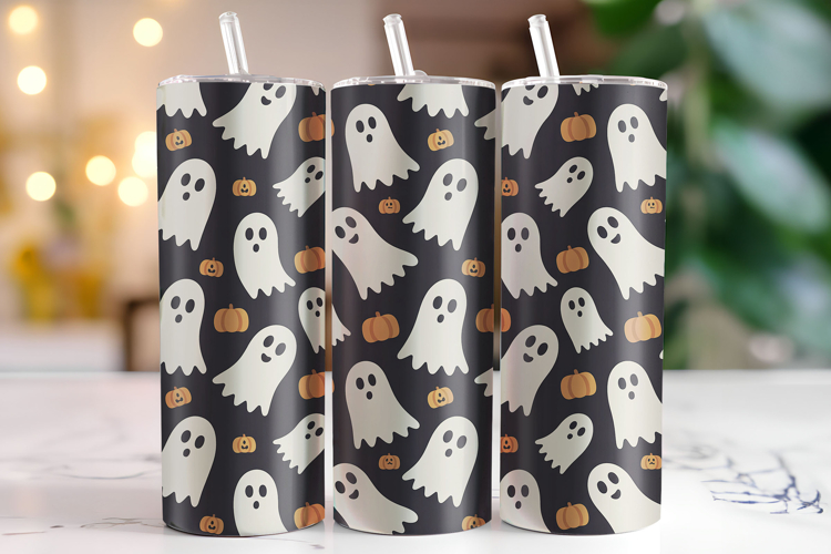 Halloween Boo Tumbler Wrap | Sublimation | Tumblers
