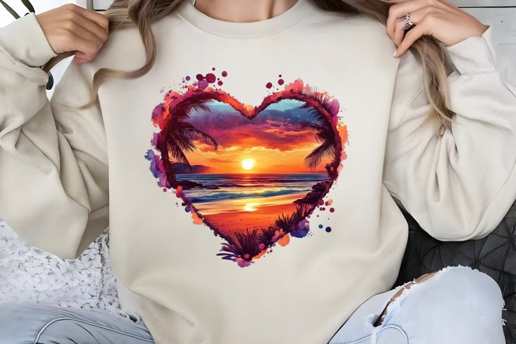 Watercolor Beach Clipart Image 14