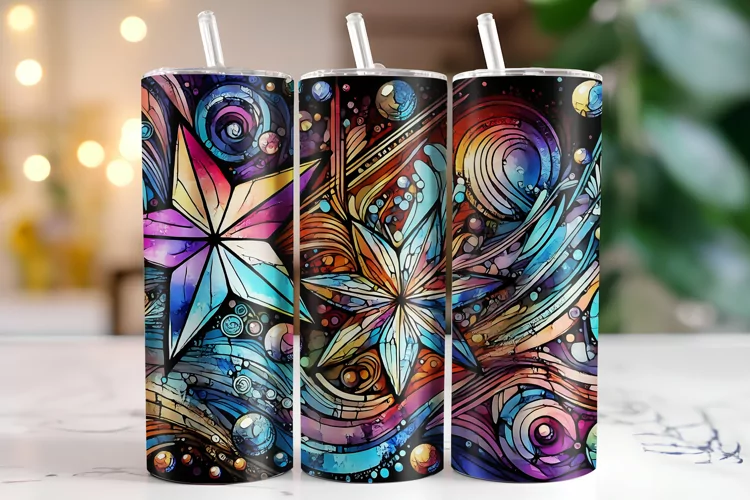 Stars Tumbler Wrap | Sublimation | Tumblers