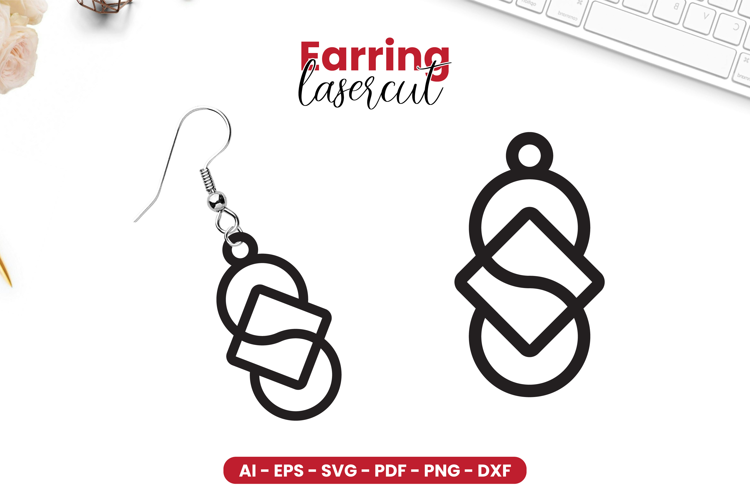 Earring LaserCut - Lasercut File
