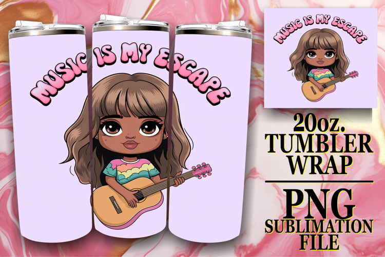 Happy Hearts 20oz tumbler wrap, Mothers Day