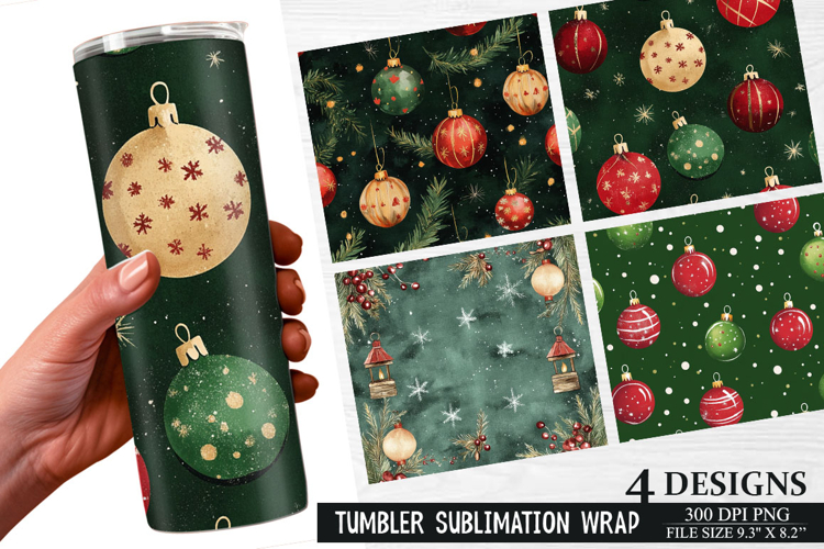Christmas Tumbler Wrap