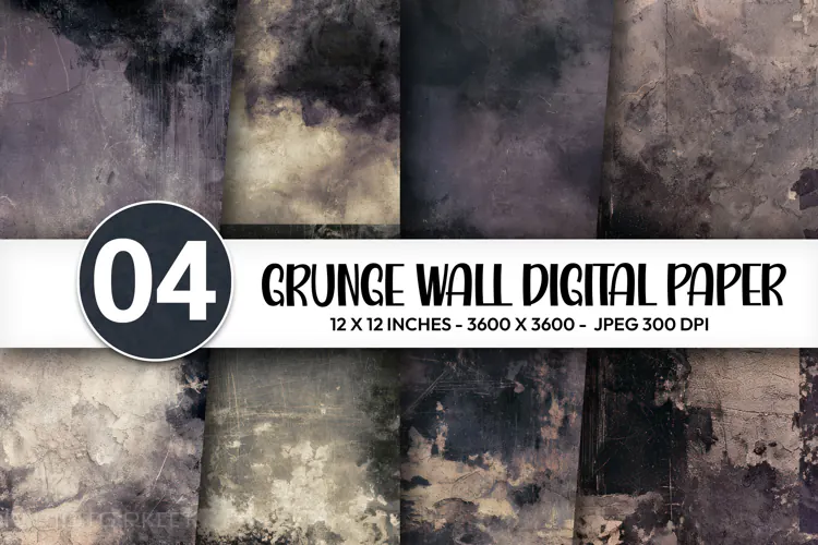 Grunge Wall Digital Paper