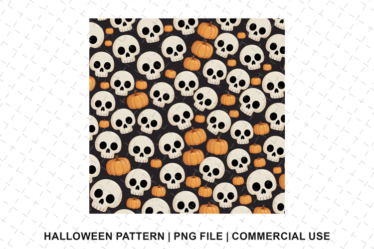 Skull Seamless Pattern Image 13