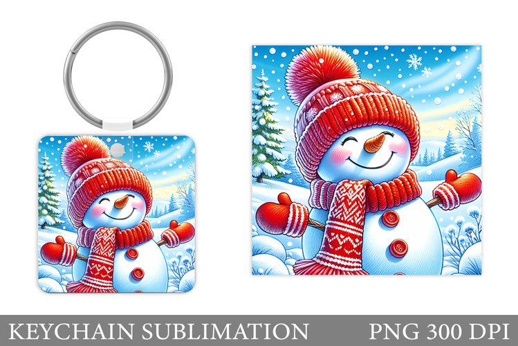 Cute Snowman Clipart Image 4