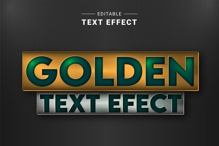 Editable Text Effect for Illustrator. Vector Graphic styles example image 1