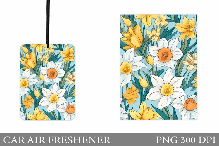 Spring Flowers Car Air Freshener. Flowers Car Air Freshener