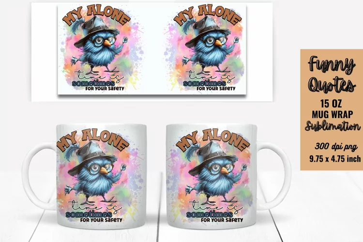 Funny Mug Wrap Sublimation, Mug Wrap PNG