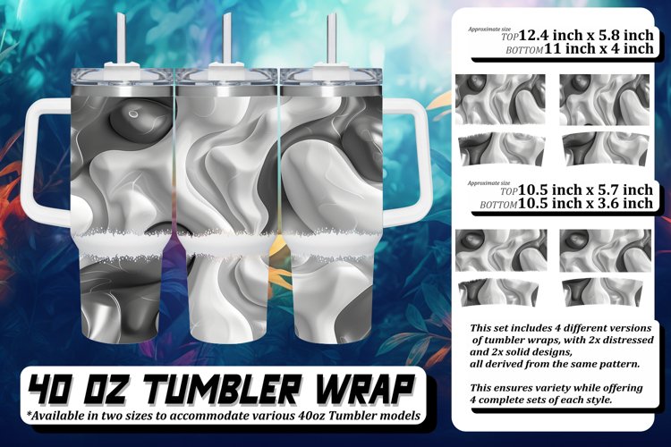 Abstract Inflated Pattern Wrap example image 1