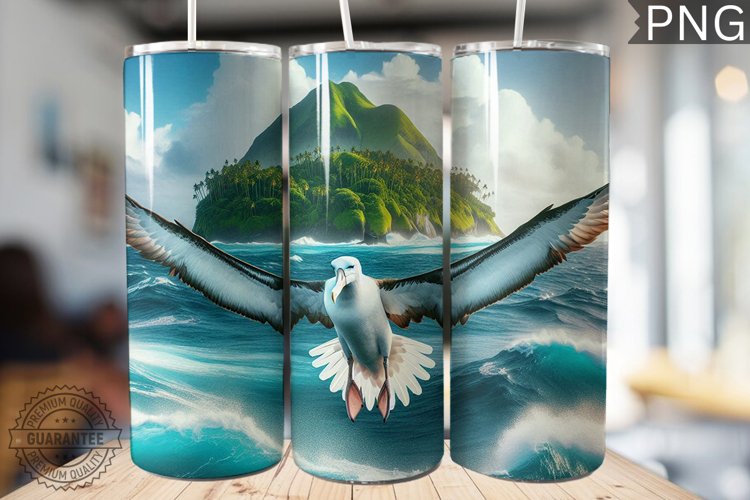 Albatross Tumbler Wrap - Albatross Tumbler Design example image 1