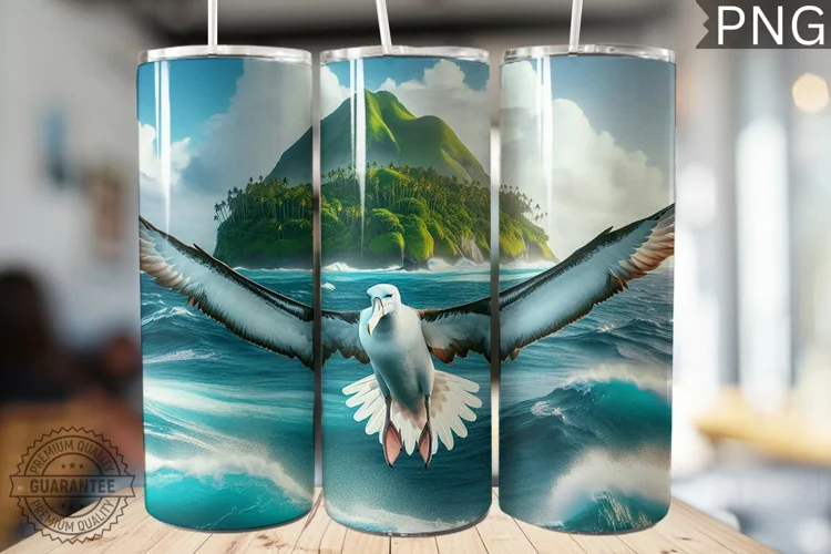 Albatross Tumbler Wrap - Albatross Tumbler Design