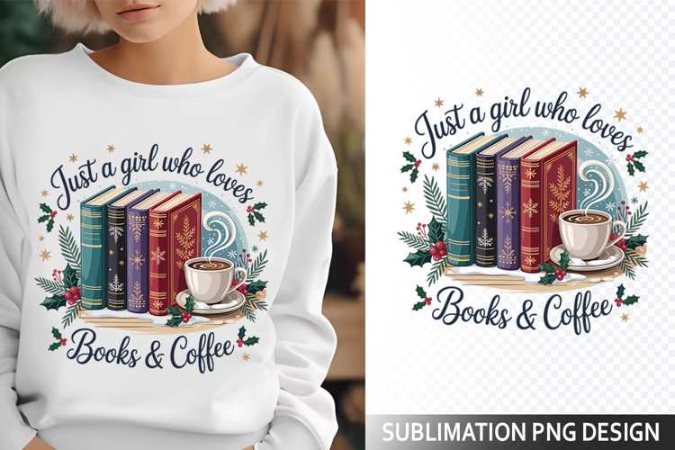 Just a Girl who Loves Fantasy Book Lovers - Sublimation PNG