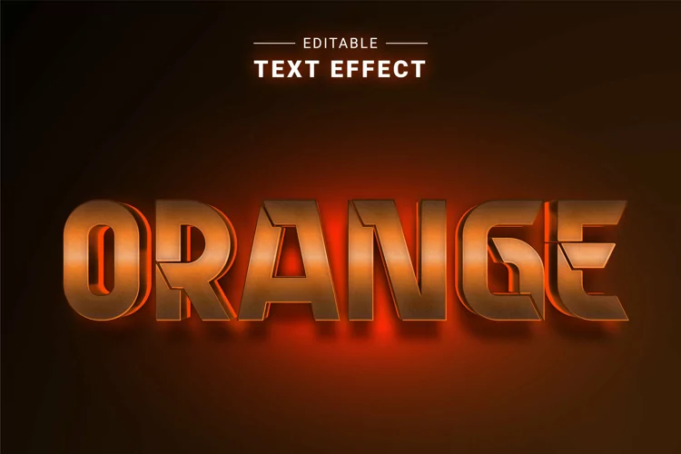 Editable Text Effect for Illustrator. Vector Graphic styles