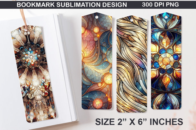 Winter Bookmarks Sublimation - 4 Bookmark Design