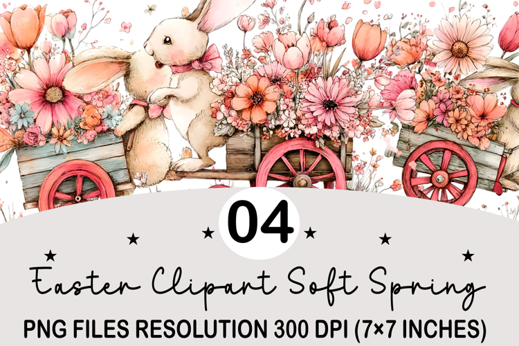 Easter Clipart Soft Spring Easter Spring PNG