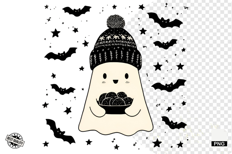 Cute Halloween Ghost Clipart