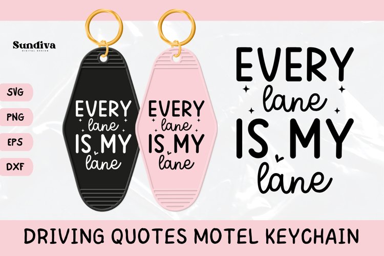 Funny Driving Motel Keychain SVG Vol.2 | My Lane