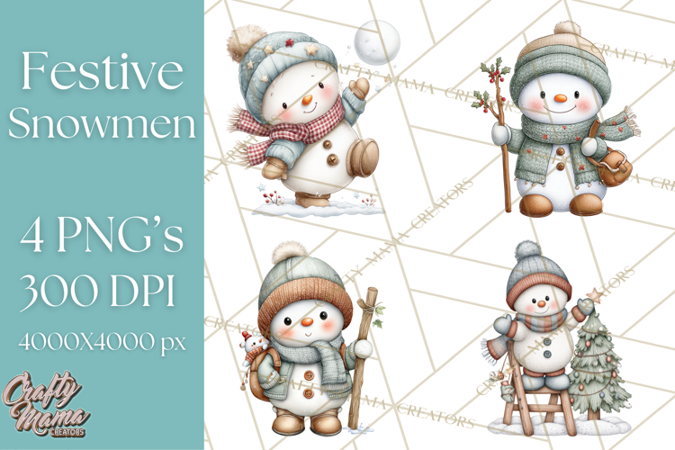 Snowman PNG Image 19